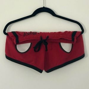 disney red mickey mouse shorts
